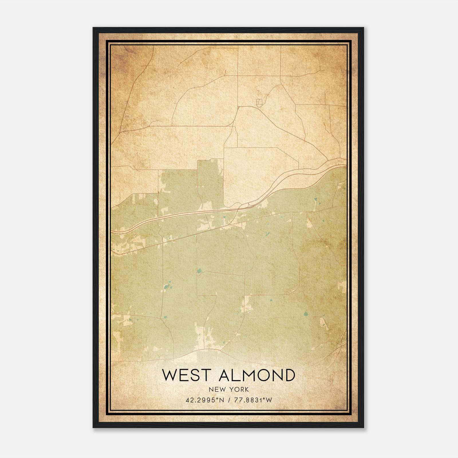 almond new york map Download - Almond New York Map 9