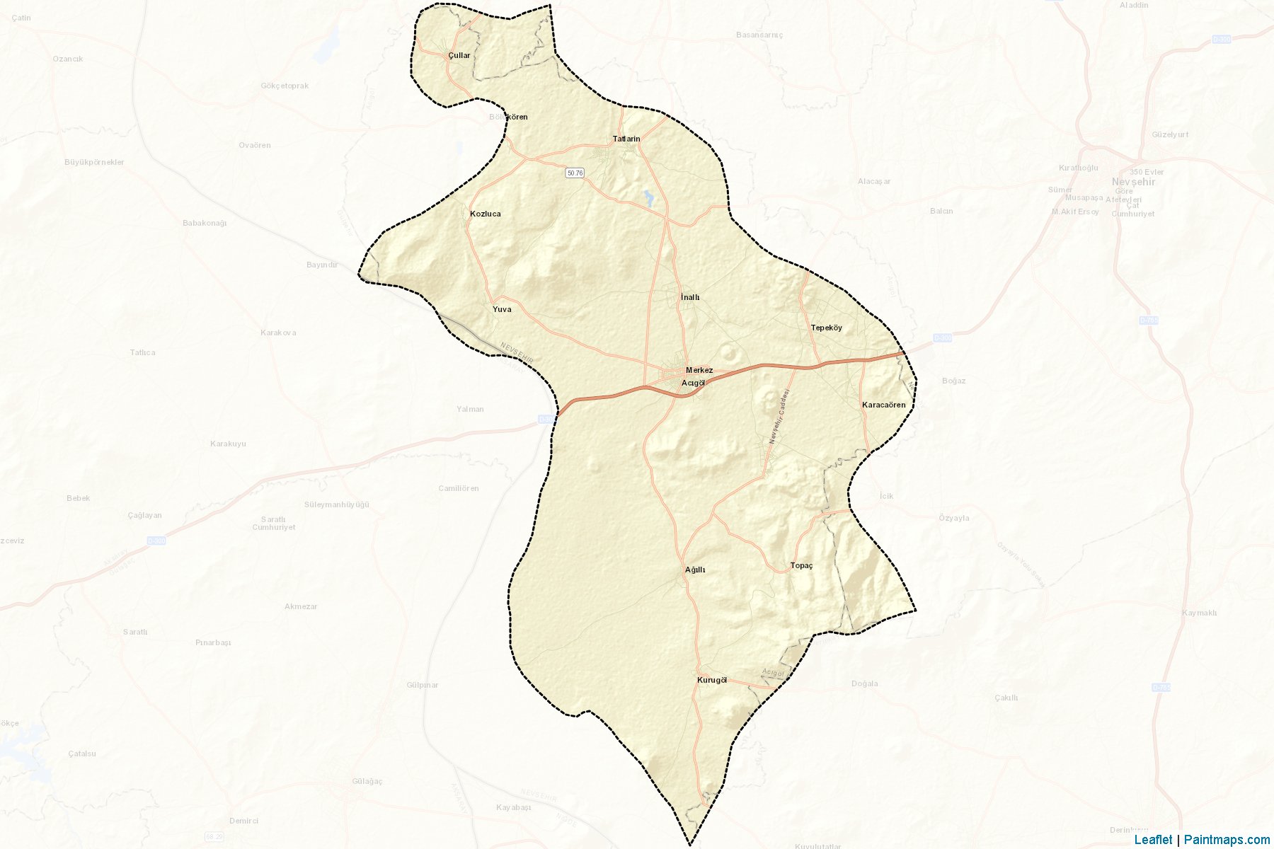 baglica nevsehir map Download - Baglica Nevsehir Map 17