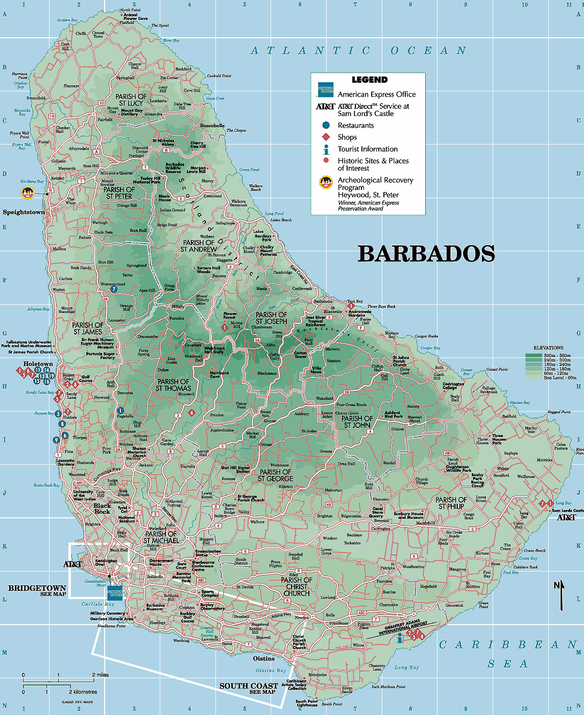 barbados map Download Free for - Barbados Map 16