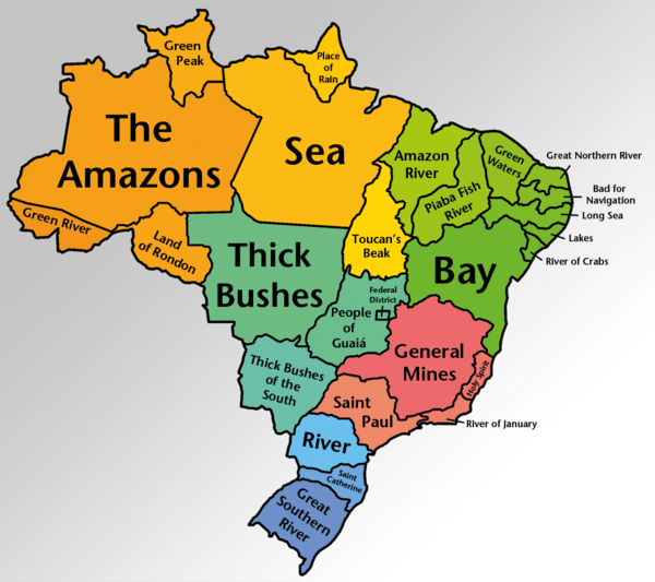 brazil state map Download Free - Brazil State Map 12