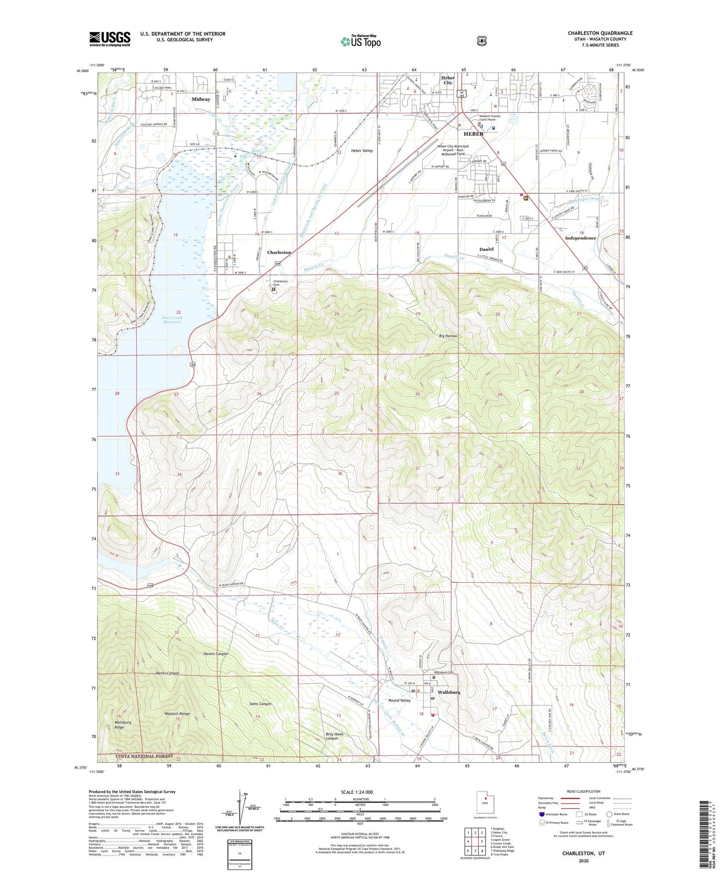 charleston utah map Download - Charleston Utah Map 2