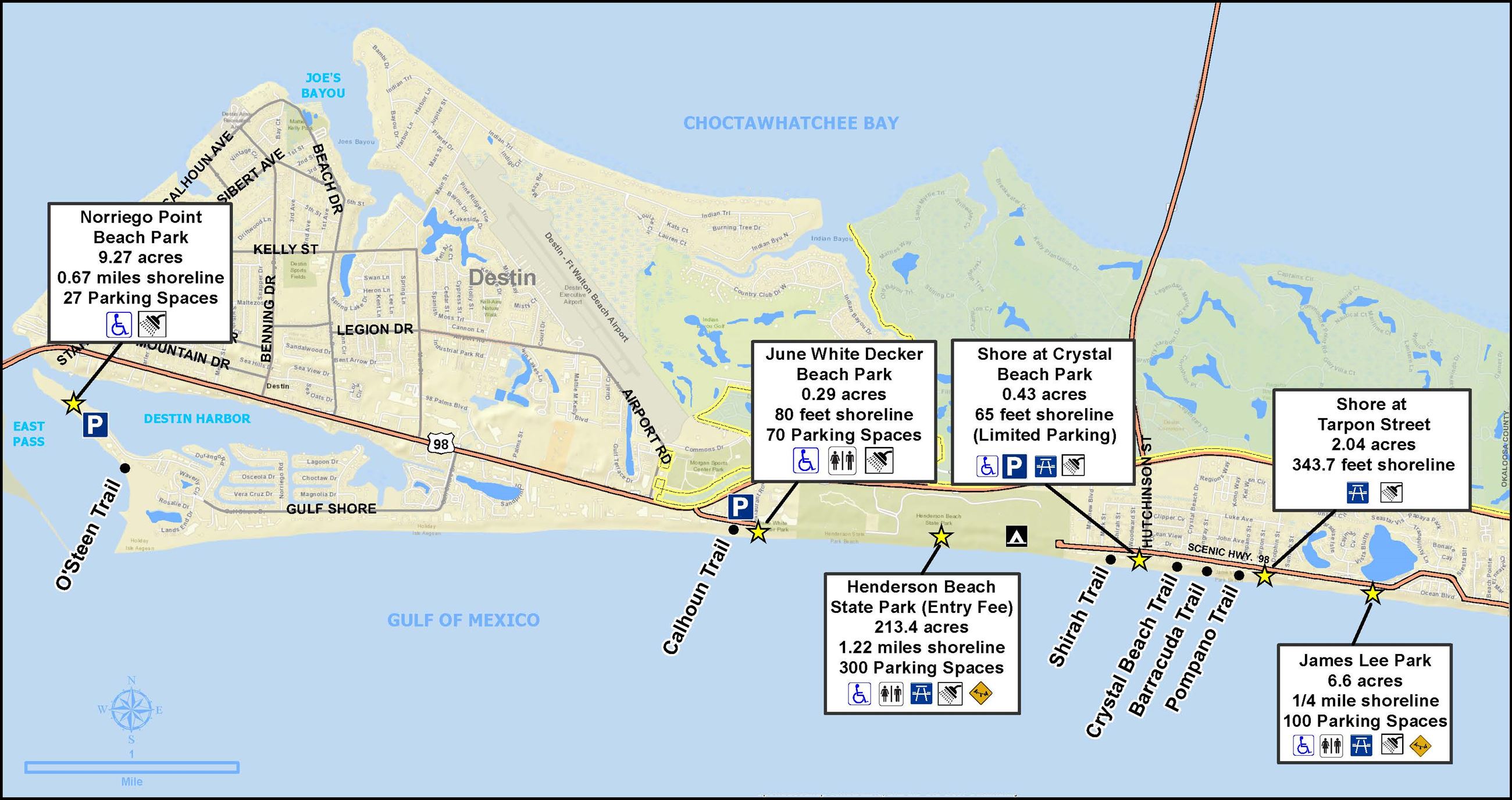 destin florida map Download Free - Destin Florida Map 14 map of south america islands