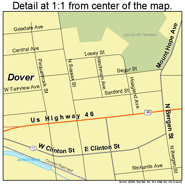 dover new jersey map Download - Dover New Jersey Map 13