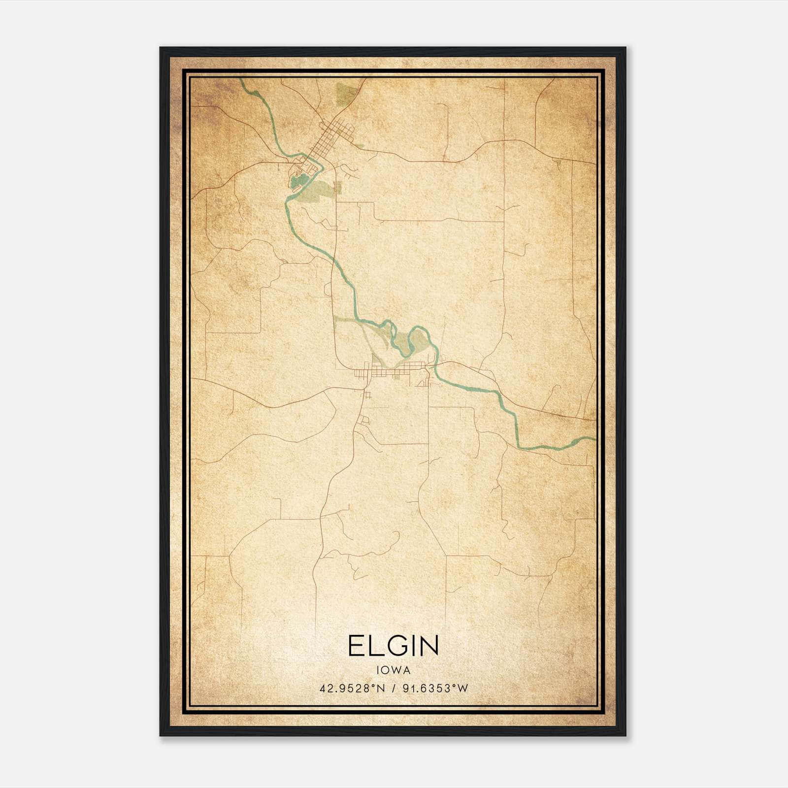 elgin iowa map Download Free - Elgin Iowa Map 4