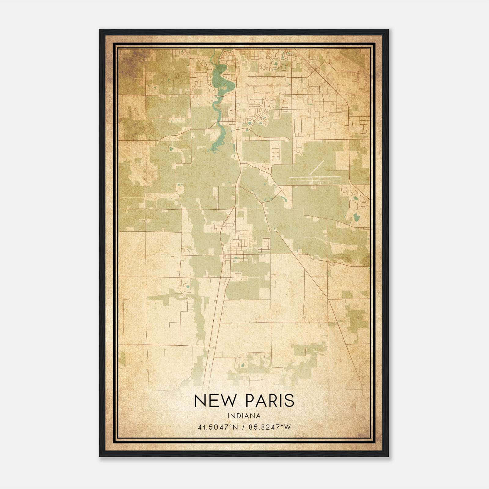 new paris indiana map Download - New Paris Indiana Map 2