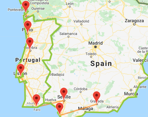 portugal spain road map Download - Portugal Spain Road Map 15
