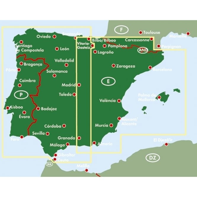 portugal spain road map Download - Portugal Spain Road Map 18