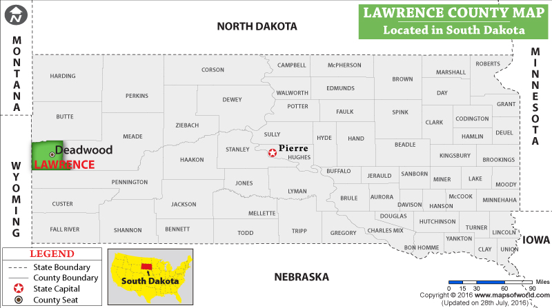 st lawrence south dakota map - St Lawrence South Dakota Map 18