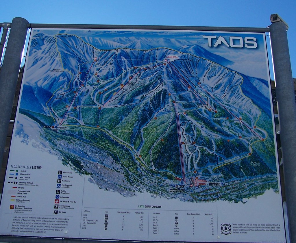 taos ski valley new mexico map - Taos Ski Valley New Mexico Map 16