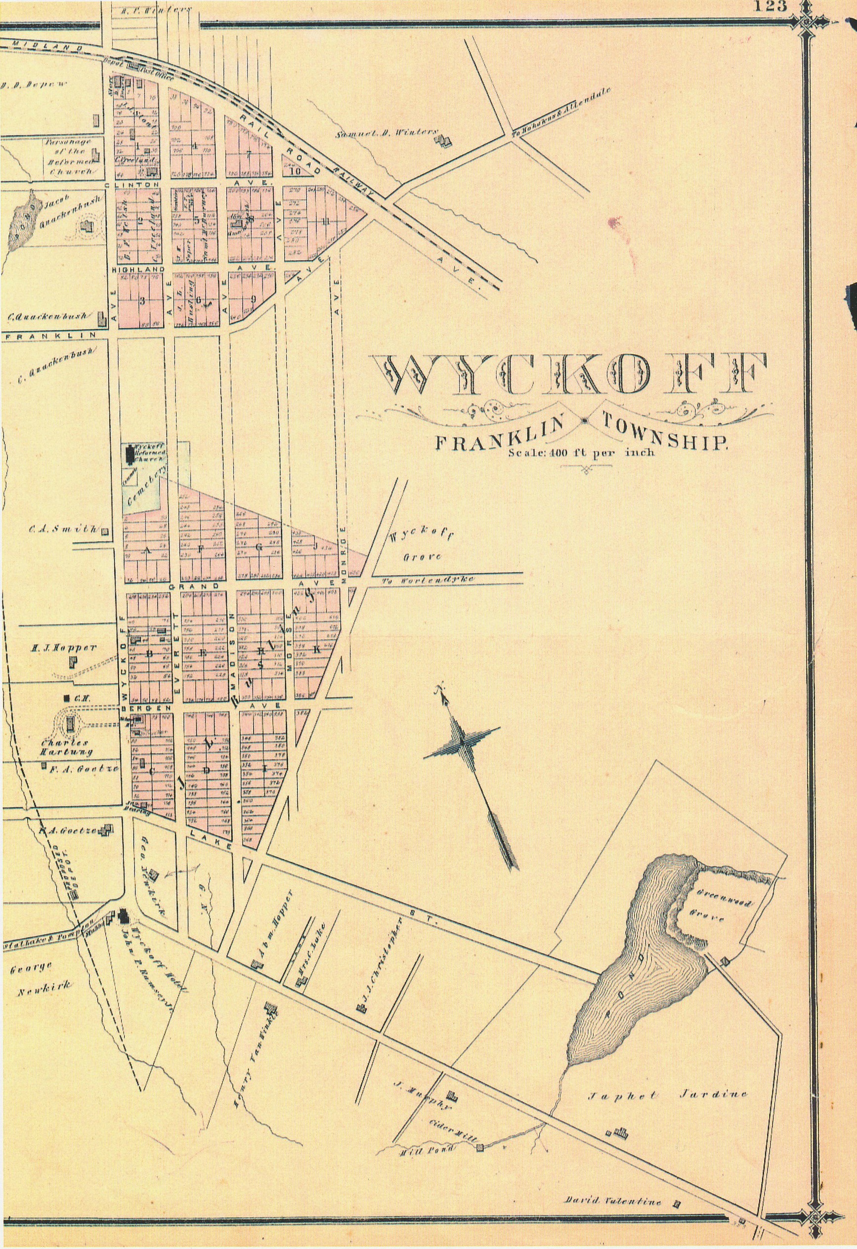 wyckoff township new jersey map - Wyckoff Township New Jersey Map 7